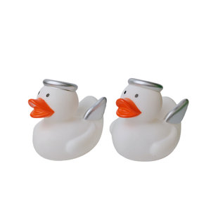 Canard ange, canard en caoutchouc personnalisé unique, jouets de bain pour bébé, motifs, amusant pour les enfants et les tout-petits - Product Image 2