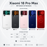 Nouveau Smartphone Xiaomi 18 Pro Max 5G Original 2026, Octa Core, Double SIM, Écran 6,9 pouces 120Hz, Charge Rapide 100W, XIAOMI 18pro max
