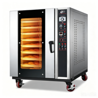 Four à convection électrique/gaz, four de boulangerie commercial pour pain/gâteau/pâtisserie