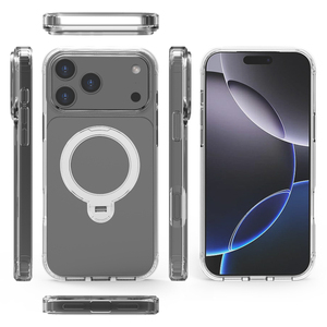 <span class=keywords><strong>2025</strong></span> xu hướng pha lê rõ ràng từ trường hợp điện thoại với 360 ° Vòng đứng cho <span class=keywords><strong>Iphone</strong></span> 17 Pro Max trong suốt bảo vệ nhựa bao gồm - Product Image 3