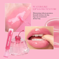 Produits en stock, gloss à lèvres liquide hydratant vegan à effet repulpant longue durée, logo personnalisé, faible MOQ, livraison rapide