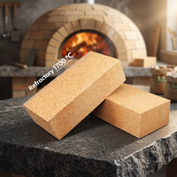 Livraison rapide Briques de four à pizza de taille standard 230x114x64mm Briques d'argile de qualité fiable