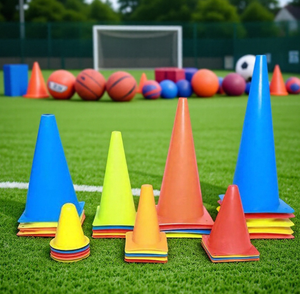 Cônes d'entraînement <span class=keywords><strong>de</strong></span> <span class=keywords><strong>football</strong></span> en plein air, cônes <span class=keywords><strong>de</strong></span> soccer, équipement d'entraînement d'agilité et d'obstacles - Product Image 6