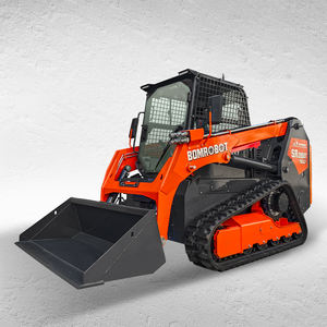 Mesin pemuat skid steer <span class=keywords><strong>Mini</strong></span>, tipe crawler dapat dilengkapi dengan mesin pemotong rumput salju breaker hammer <span class=keywords><strong>mini</strong></span> skid steer <span class=keywords><strong>loader</strong></span> - Product Image 1