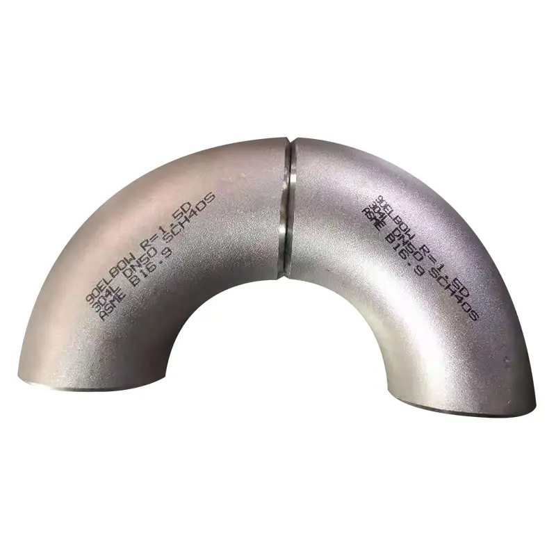 Stainless Steel Bend Tube 180 Degree Pipe Welding Elbow BW LR Butt Weld Fitting 90 45 60 30 15 Degree Elbow Manufacturer