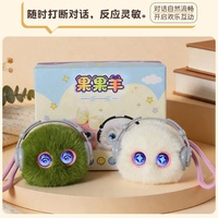 Peluche interactive intelligente AI de notre usine, compagnon vocal parlant avec double capteur tactile et LED pour enfants