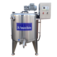 Pasteurisateur de lait à gaz Natural Safety pasteurisateur et machine de refroidissement de lait à gaz machines de pasteurisation et d'emballage de lait