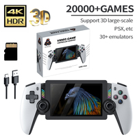 Konsol Genggam Portabel Layar IPS 5.1 Inci 20000+ Game Klasik 30 Emulator Gamepad Lampu RGB