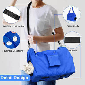 Free sample New Design Hugging <b>Pet</b> Carrier Sling Dog Backpack <b>Bag</b> ,reversible <b>Bag</b> Out Dog Carrier <b>Bag</b> Ecofriendly - Product Image 1