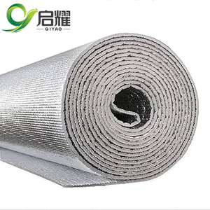 QIYAO Barrera radiante Aislamiento térmico Papel de aluminio Respaldo Aislamiento de piso resistente al calor para pisos y techos - Product Image 4
