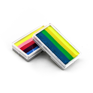 Peinture multicolore pour le visage, <span class=keywords><strong>Halloween</strong></span>, fête, jeu de balle, Fan, fantaisie, Art corporel, <span class=keywords><strong>maquillage</strong></span>, Pigment, pinceau, visage, peinture corporelle - Product Image 3