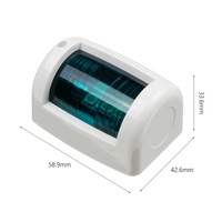 Tianximontage Sunshine — lampe de signalisation latéral LED, marqueur latéral, Navigation pour bateau Starboard, bateau marin, vert, pour bateau, Kayak, bateau