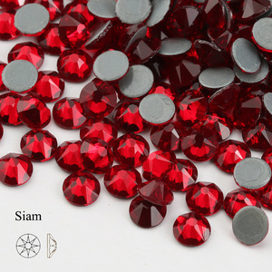 Muestra gratis SS10 Crystal <span class=keywords><strong>AB</strong></span> Flat Back Crystals Rhinestone Hotfix Crystal para ropa de tela - Product Image 4