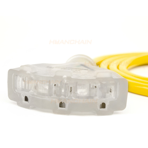 Cable de Extensión de Corriente para Exteriores de Alta Resistencia, Nema 220V SJTW, Certificado ETL, 100% Cobre Puro, Múltiples Tomas, 2 Salidas, Clasificación IP65, 2m - Product Image 3