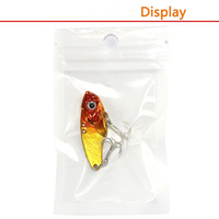 Échantillons gratuits 5g 7g 10g 15g 20g Mini Vib avec cuillère leurre de pêche dur matériel de pêche broche naufrage manivelle appât Vibration Spinner