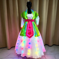 Costume de Mascotte Poupée Hanbok Coréen, Tenue Traditionnelle de Personnage, Adorable Déguisement de Poupée Humaine pour Spectacles et Événements Culturels