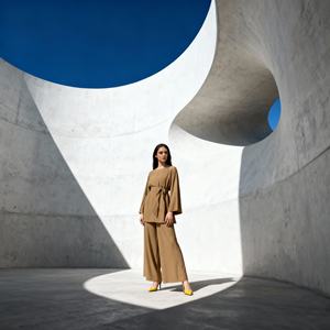 Abaya longue élégante en polyester imprimé, nouveau style personnalisé pour femmes musulmanes, fournisseur de robes en gros OEM - Product Image 1