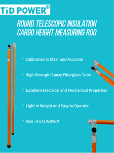 جودة عالية جولة قابلة للتمديد الألياف الزجاجية العازلة قياس الذراع شاحنة تحميل البضائع ارتفاع العصا - Product Image 5