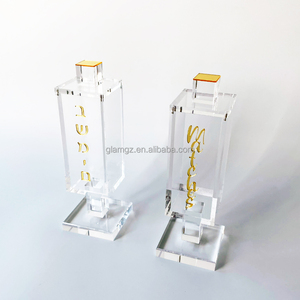 Chanukah Judaica Acrylic Match Box Lucite Jewish Cloche Besamim Holder with Magnetic lid
