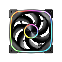 Ventilateur de boîtier d'ordinateur ARGB 120mm haute performance à faible bruit refroidisseur d'air ventilateurs de refroidissement RVB pour boîtier PC