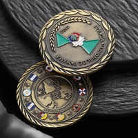 Moneda Conmemorativa Personalizable de Alta Calidad, Estilo Tecnológico Futurista, Chapada en Oro y Plata de Dos Tonos, Patrón de Placa de Circuito, Impresión Tipográfica
