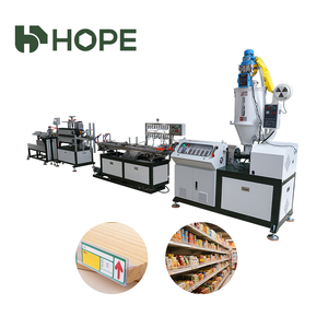 Süpermarket fiyat etiketi için ekstrüzyon ekipmanı üretiminde uzmanlaşmış <span class=keywords><strong>PVC</strong></span> profil ekstrüzyon üretim hatları özelleştirmek - Product Image 1