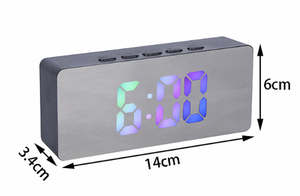 Nova moda confortável retângulo despertador digital espelho despertador eletrônico <span class=keywords><strong>display</strong></span> digital - Product Image 5