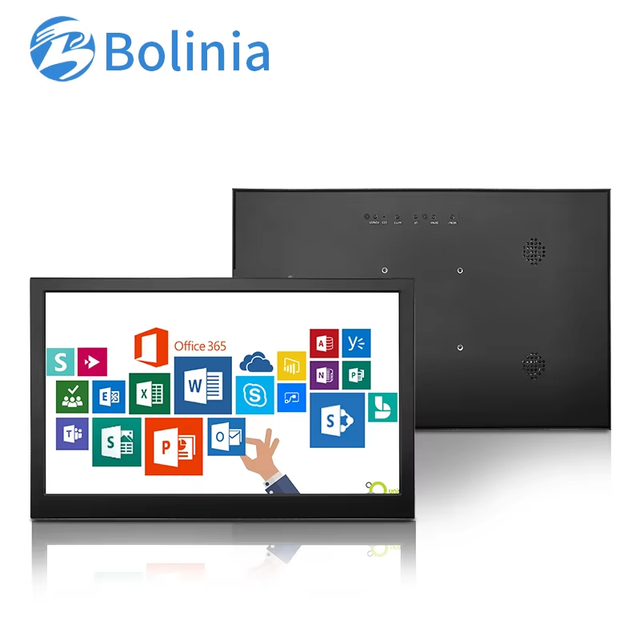 15.6 Inch Industrial Aluminum Alloy Portable Monitor IPS LED Full HD 1920x1080 60Hz Dual for HDMI Ports VESA Mount Business Use