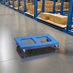 Nhựa 4 Bánh Xe đồ nội thất Dolly với thép gia cố khung, 18-inch <span class=keywords><strong>x</strong></span> <span class=keywords><strong>30</strong></span>-inch - Product Image 5