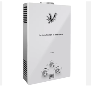 Pantalla Digital de Temperatura para Exteriores, Calentador de Agua de <span class=keywords><strong>Gas</strong></span> 26L, Uso Doméstico en Exteriores, Cobre para <span class=keywords><strong>Gas</strong></span> <span class=keywords><strong>Natural</strong></span>, <span class=keywords><strong>Propano</strong></span>, Butano, GNL, GLP - Product Image 1