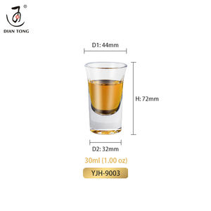 Verres à liqueur en verre de 30 ml, vente en gros, haute qualité, <span class=keywords><strong>tequila</strong></span> mini, en vrac, personnalisable, sublimation, verres à whisky, ensemble de verres à vin, 6/12 - Product Image 4