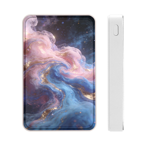 Wholesale Products 10000mAh <b>Wireless</b> Power Bank With Digital Display and Cables 20W Fast Charging Glitter <b>Powerbank</b> for Gifts - Product Image 6