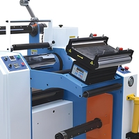 WESTONIX YFMA500 Machine de laminage semi-automatique hydraulique rouleau-à-rouleau à chaud pour textiles/papier/emballages plastiques haute performance