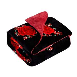 2024new thiết kế bướm Cal vua nữ hoàng Comforter Bộ Sherpa chăn bedding Set <span class=keywords><strong>comforters</strong></span> Set - Product Image 5