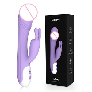 juguetes <span class=keywords><strong>sexuales</strong></span> para mujeres, tienda en línea, estimulador de doble cabeza, Consolador de punto G, vibrador de conejo sexual - Product Image 3