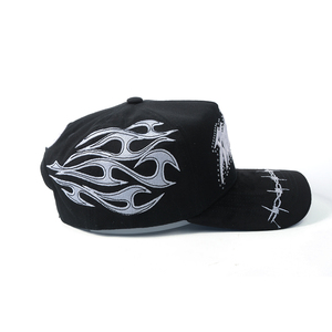 Gorras de Béisbol de Algodón con Bordado 3D Personalizado, 5 Paneles, Ajustables, con Forro de Satén Negro y Visera Curva - Product Image 4