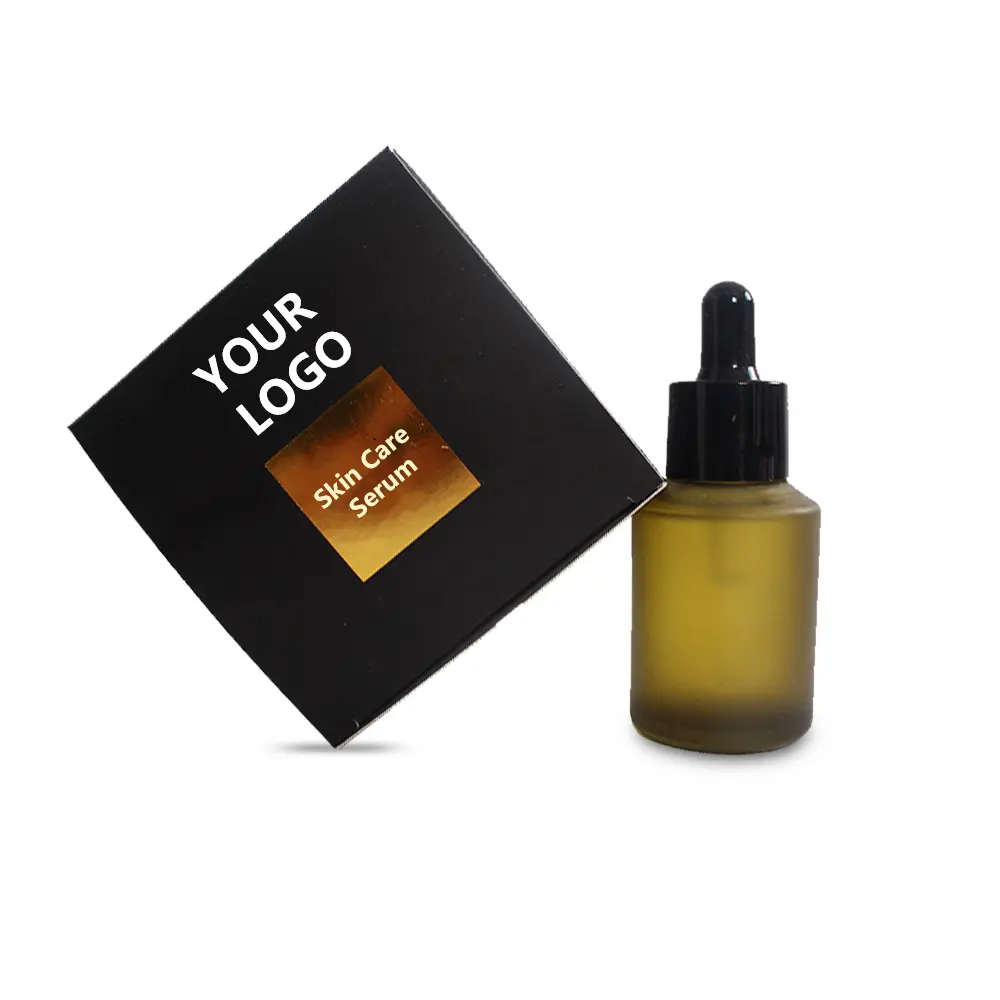 Private Label 100% Natuurlijke Kokosolie Kurkuma Gezicht Organische Huid Tag Oplossing Serum