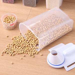 Contenedor Rectangular para Almacenamiento de Alimentos de 2.5L con Graduaciones y Tapa Abatible para Granos y Cereales - Product Image 3
