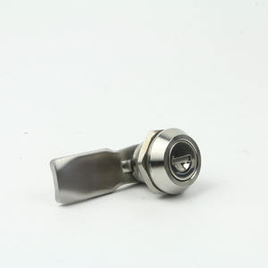 Cerradura de Leva de Cuarto de Vuelta de Acero Inoxidable Aisi316 para Gabinete Eléctrico, Cilindro de Bloqueo con Llave de Barril, Cubierta Antipolvo y Llave K333 - Product Image 3