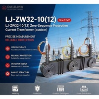 Transformateur de courant de protection zéro-sequence LJ-ZW32-10(12) 10/12kV 5P10 20A/1A 50A/1A CT extérieur