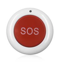 Bouton SOS d'urgence sans fil 433 MHz AG-security DP-24A, étanche, en plastique ABS, avec sous-appareils, portée 60-100 m, pile CR2016