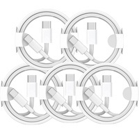 Câble de charge rapide USB-C GUOLU avec gaine TPE pour iPhone 16 Pro Max, grand stock, 1m, chargeur PD27W 60W, câbles flexibles pour téléphone portable