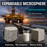 Additif de cimentation à microsphères expansables basse densité pour boues de cimentation de puits pétroliers, performance anti-canalisation