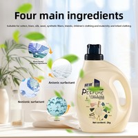 Détergent Liquide Concentré Zhanlang pour Vêtements 2KG Parfum Naturel Décontamination Vente Directe Usine