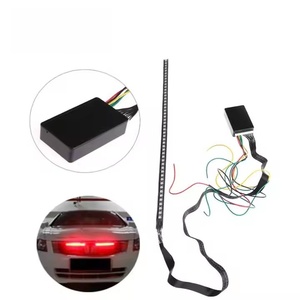 Éclairage décoratif de voiture, bandes lumineuses LED RGB Knight Rider DRL, télécommande, clignotant, stroboscope, grille de phare, 24V 8W - Product Image 4
