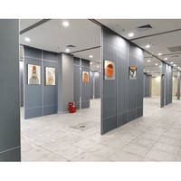 Nouvelle fonction hors de la boîte diviseurs de pièce en tissu mural cloison acoustique insonorisée panneaux de séparation mobiles pour l'école