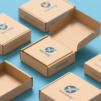 Boîte d'emballage pour shampoing avec impression de logo personnalisée recyclable, boîtes pliantes en carton ondulé kraft, boîte cadeau, boîte d'expédition avec emballage