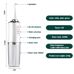 Irrigador Bucal Inalámbrico al por Mayor de Fábrica, Limpiador Dental USB - Product Image 4