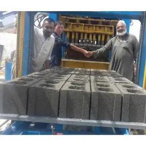 QT10-15 New Techniques automatic concrete make cement blocks hydraulic pressure bricks manufacturing equipment supplier