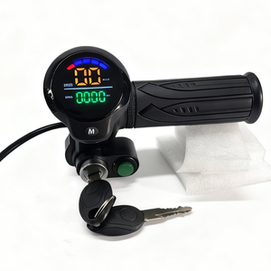 Xe đạp điện hiển thị 36V 48V 60V + ga + Khóa bàn đạp gia tốc MTB tay lái với nút cài đặt - Product Image 1